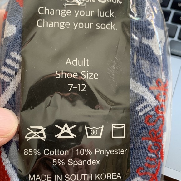 Adult socks shoe size 7 -12 dental hygienist new from the good luck sock company - Picture 3 of 4